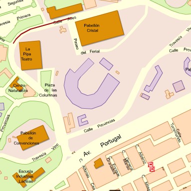 Mapa Pabellones de la Casa de Campo
